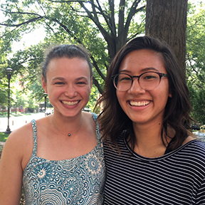 Alexandra Towner and Simone Jarvis