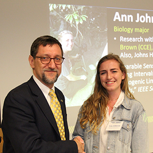 Ann Johnson with Dean Goldbart (Photo by Renay San Miguel)