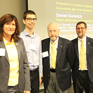 Joyce Nickelson (left), Daniel Gurevich, John Sutherland, and Dean Goldbart (Photo by Renay San Miguel)