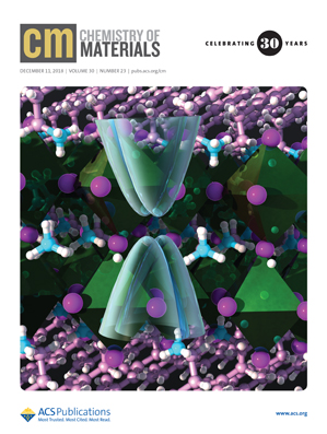 Chemistry of Materials Dec. 11, 2018 (Courtesy ACS Publications)