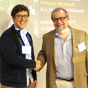 Joel Mumma (left) with Frank Durso (Photo by Renay San Miguel)