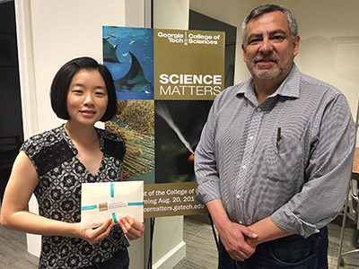 Kimberly Chen with ScienceMatters host Renay San Miguel