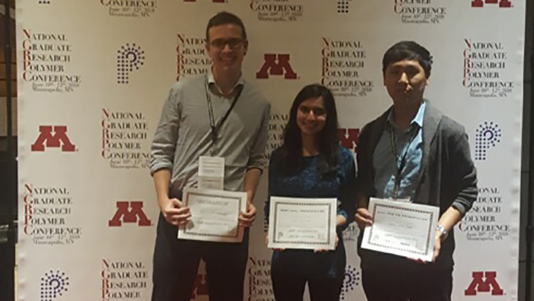 (From left) Brian Schmatz, Aditi Khirbat, and Young Jun Yoon (Courtesy of Brian Schmatz)