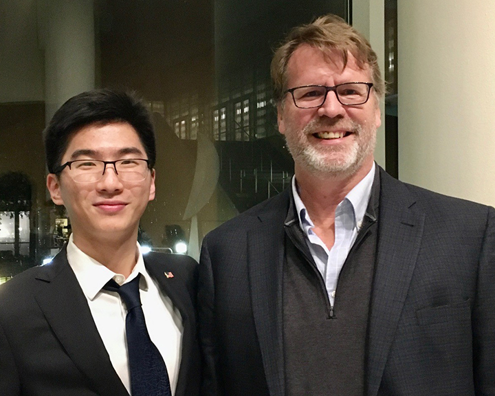 Lin Xin and Michael Chapman