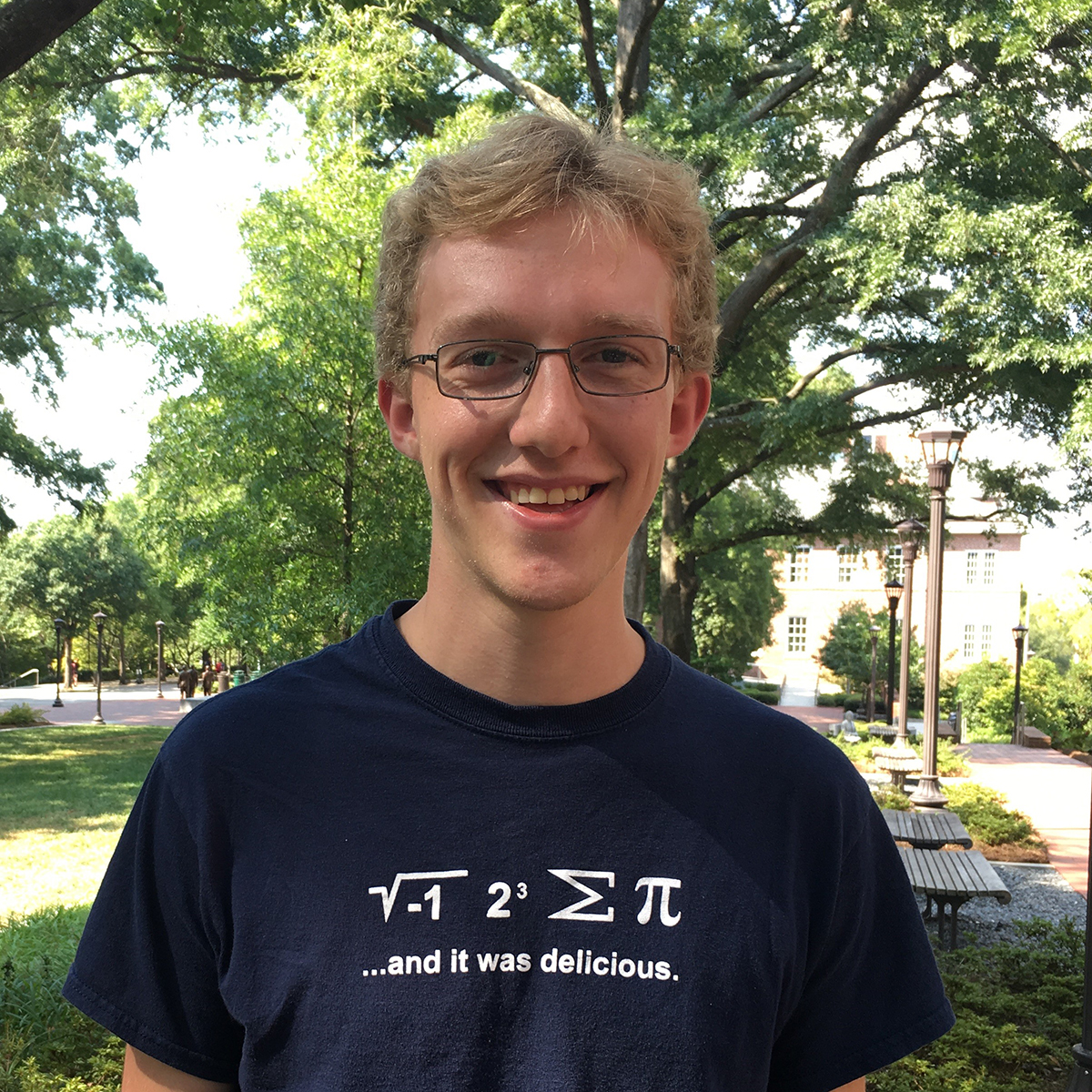 Benjamin Breer has a flair for science (Photo by Renay San Miguel)