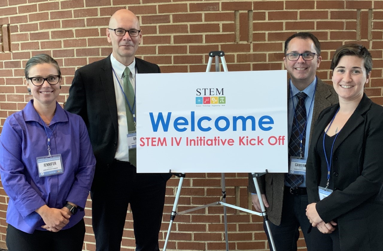 College of Sciences team (from left): Jennifer Leavey, David Collard, Cam Tyson, Emma Blandford (Courtesy of David Collard)