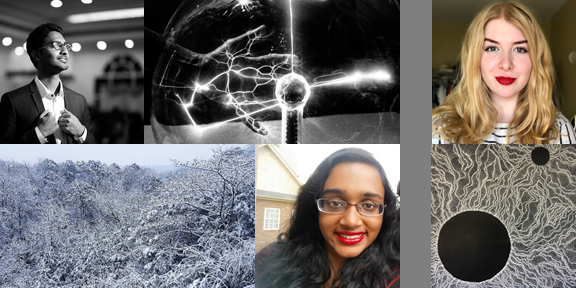 Artists and art inspired by the periodic table: Ruthvik Chandrasekaran, Anna Starr, and Nishalini Shanmugan