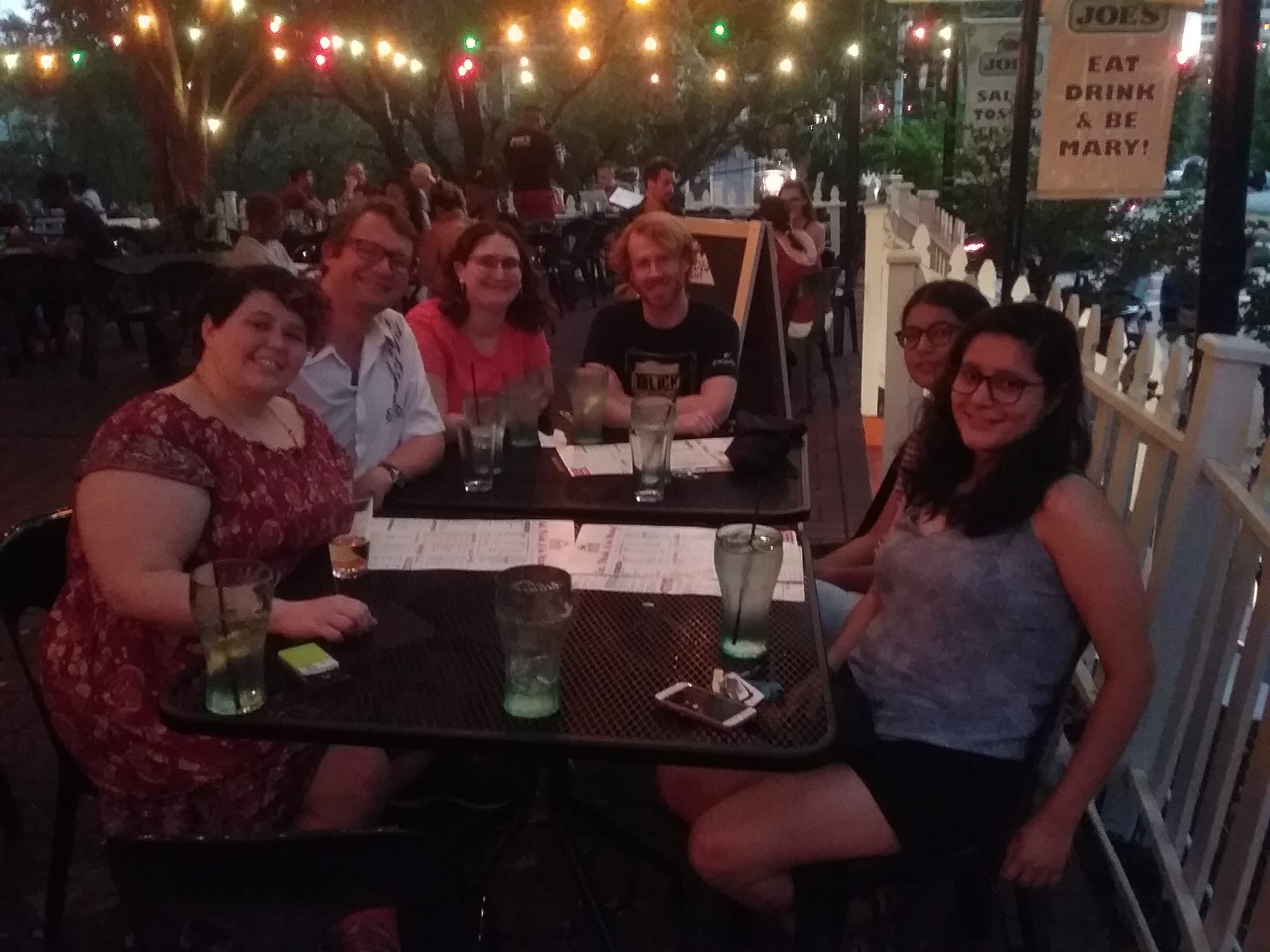 At events like this Grad Pride group dinner, LGBTQIA students and allies come together for conversation and friendship.