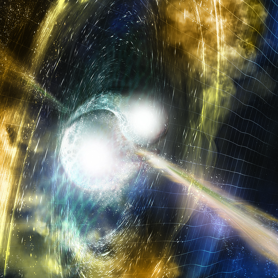 Artist's depiction of a kilonova