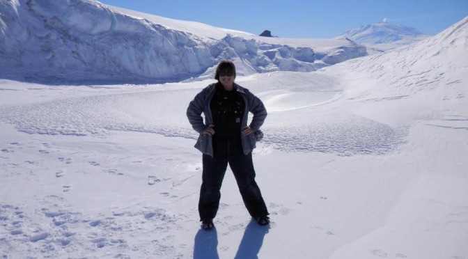 Britney Schmidt in Antarctica