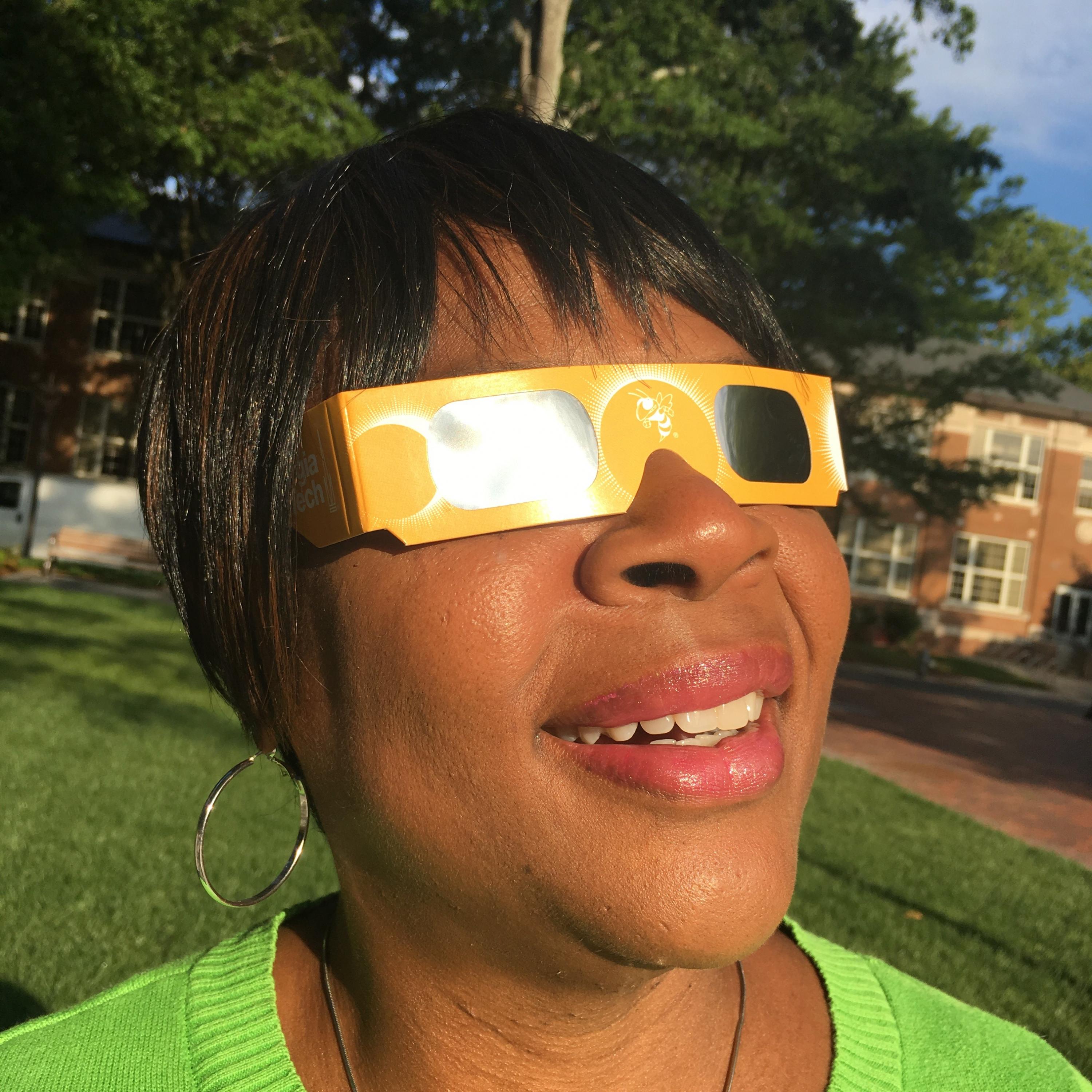 Eclipse-safe eyewear (Photo by Maureen Rouhi)