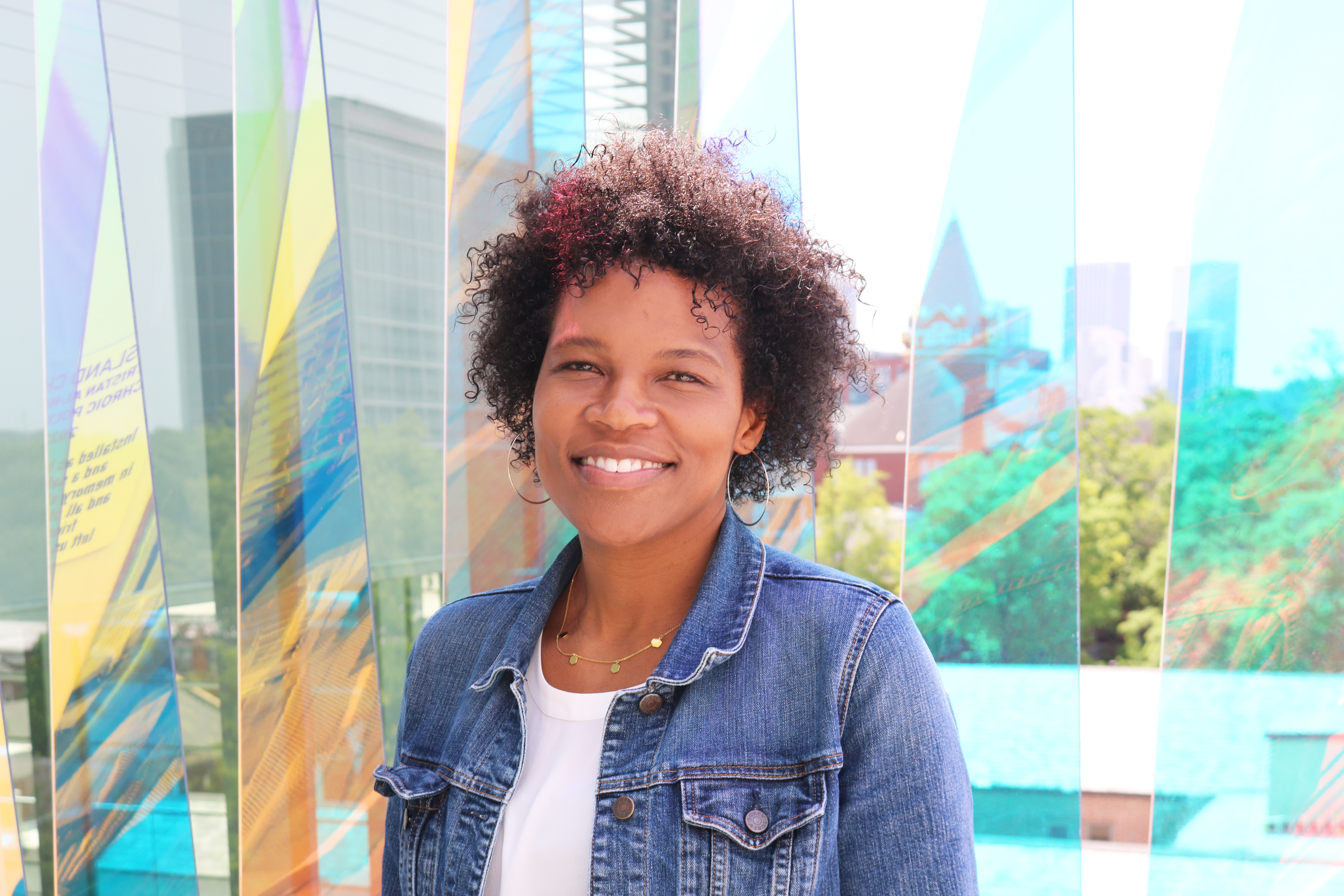 New Relic executive and College of Sciences alumna Tia Williams. (Photo Jess Hunt-Ralston)