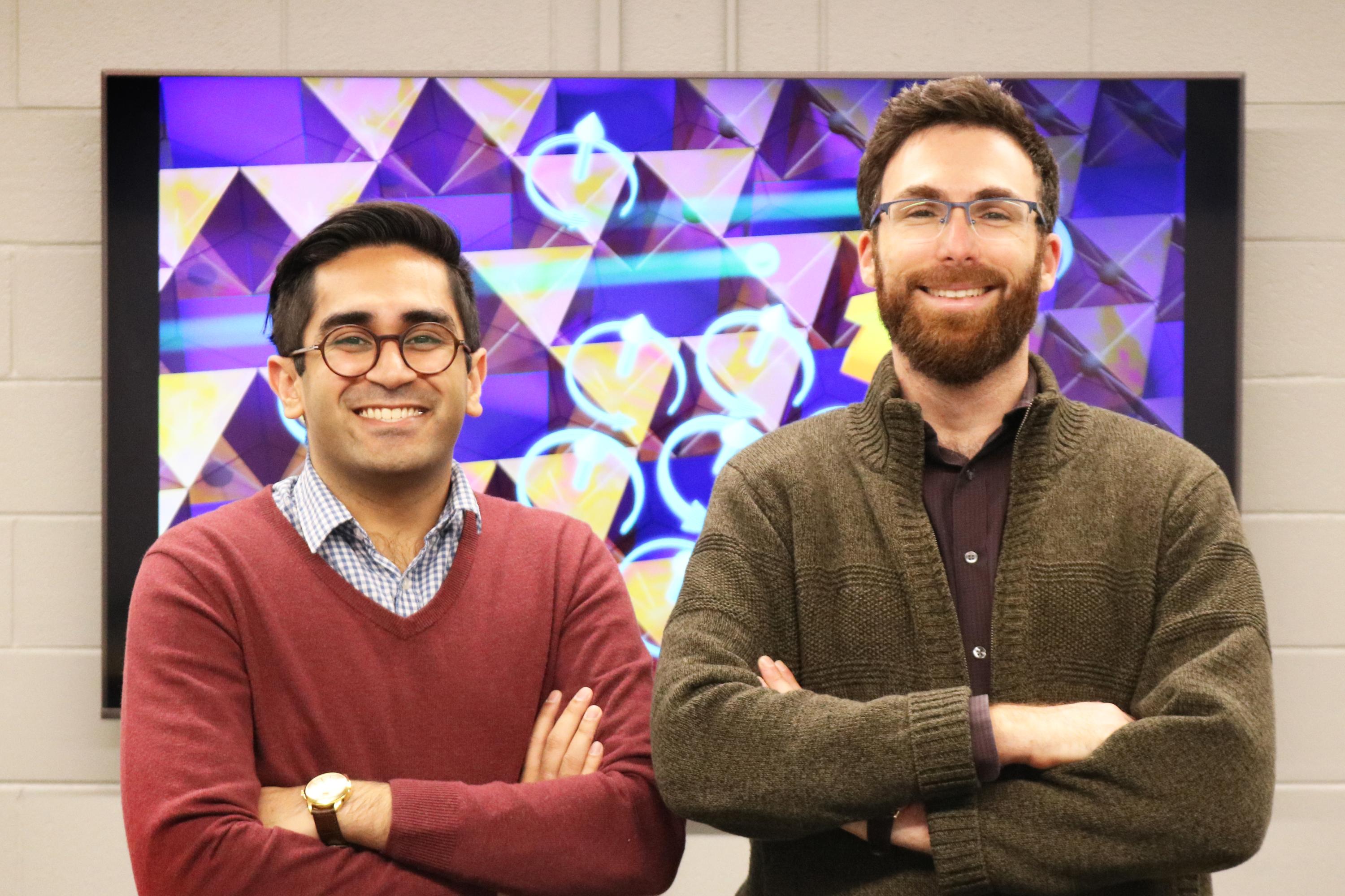 School of Physics researchers Sami Hakani (left) and Itamar Kimchi.