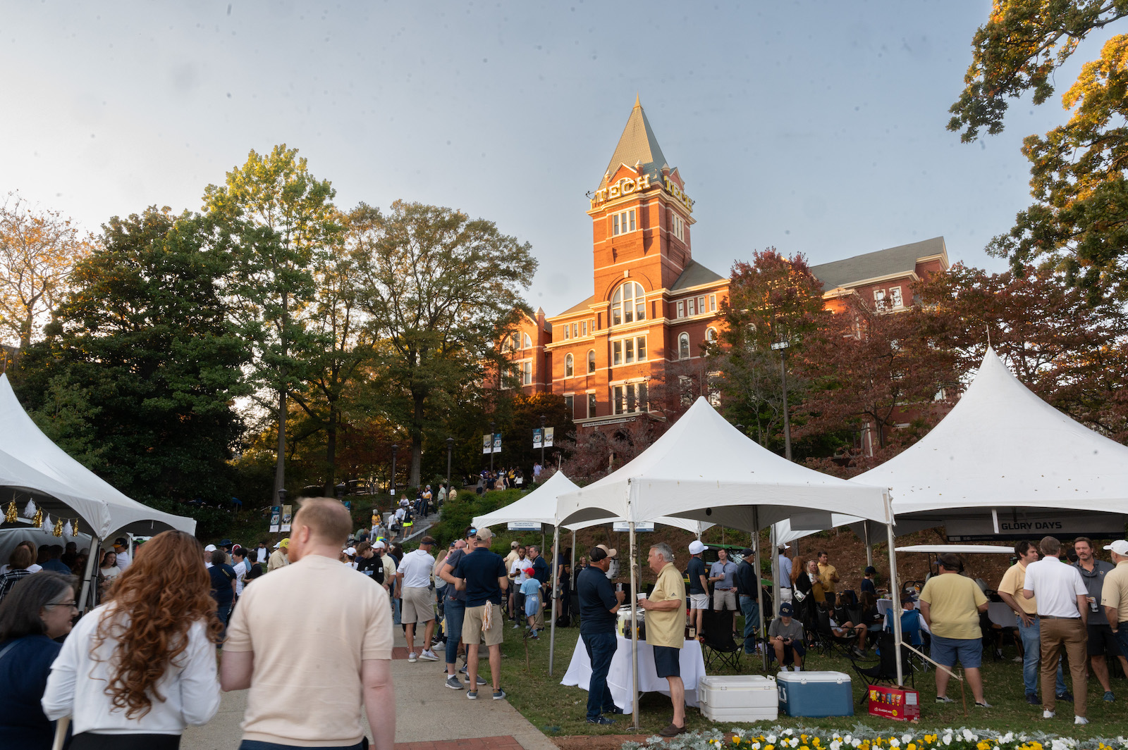 Tailgating on Tech Lawn