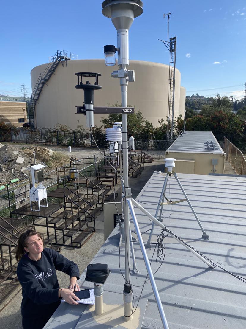 Investigators used measurements recorded hourly at the ASCENT monitoring site in Pico Rivera, approximately 14 miles south of the Eaton Canyon fire, to assess atmospheric lead during the Eaton Canyon and Palisades fires. Courtesy: Haroula Baliaka