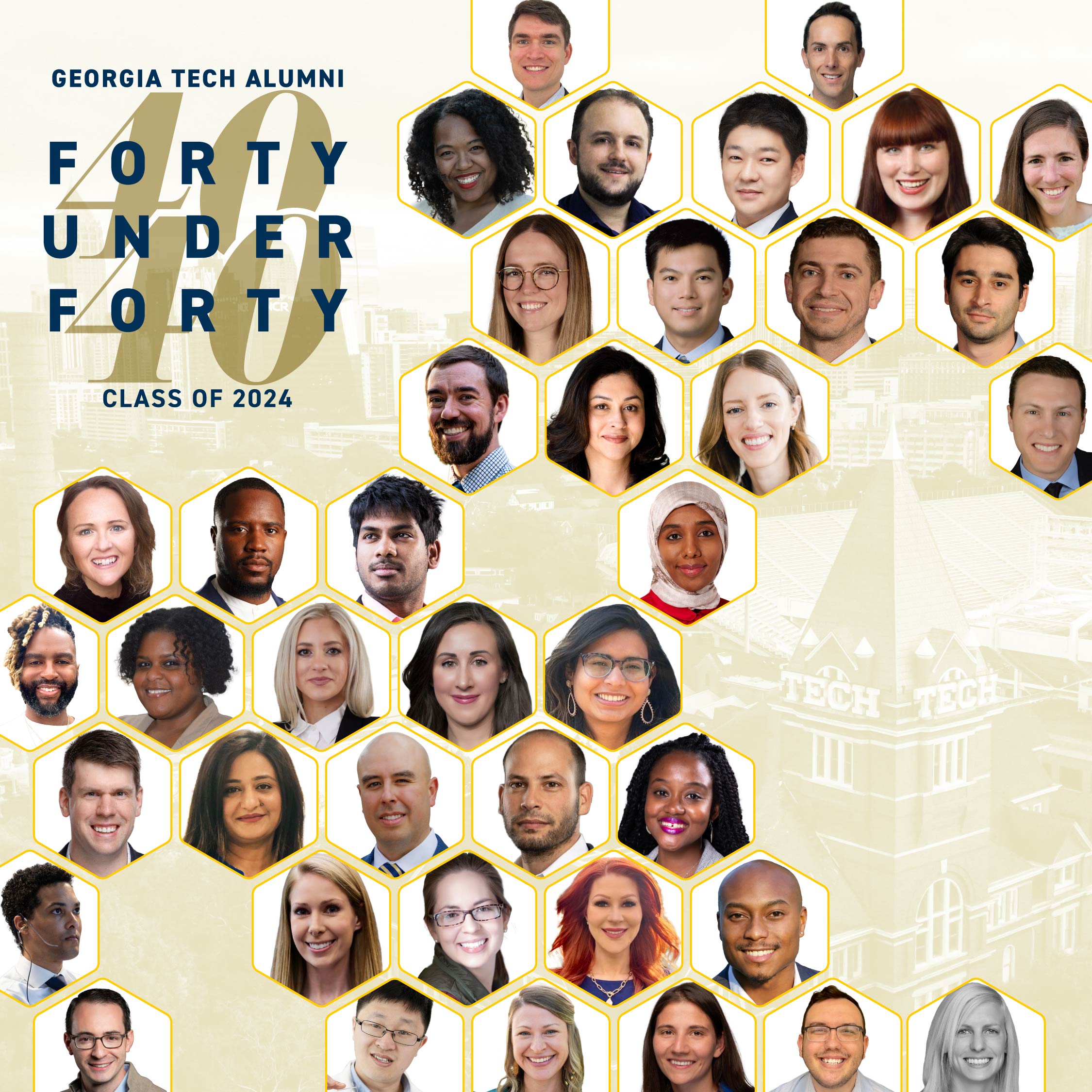 Georgia Tech Alumni Association's 2024 Class of 40 Under 40