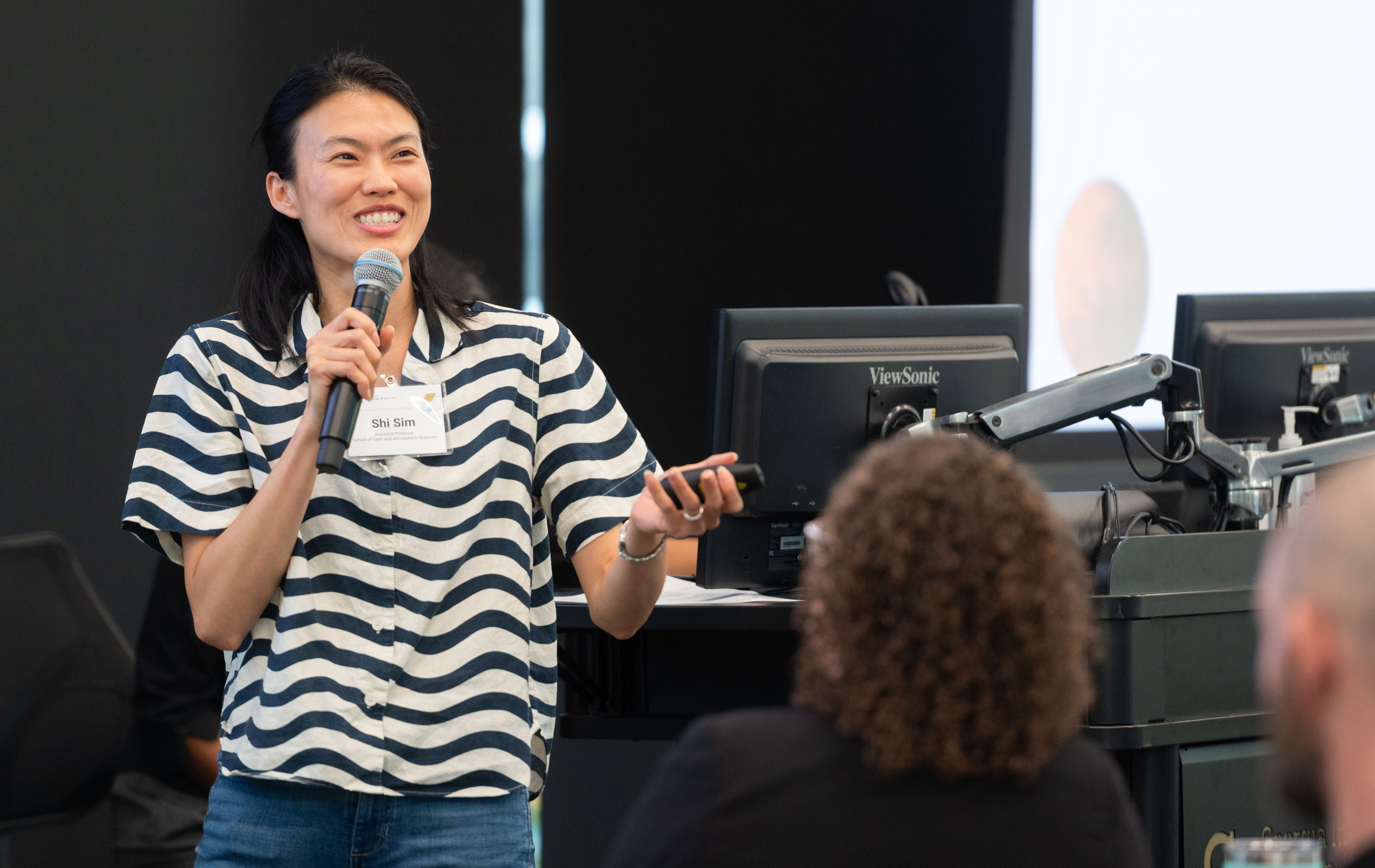 Joyce Shi Sim, assistant professor in the School of Earth and Atmospheric Sciences