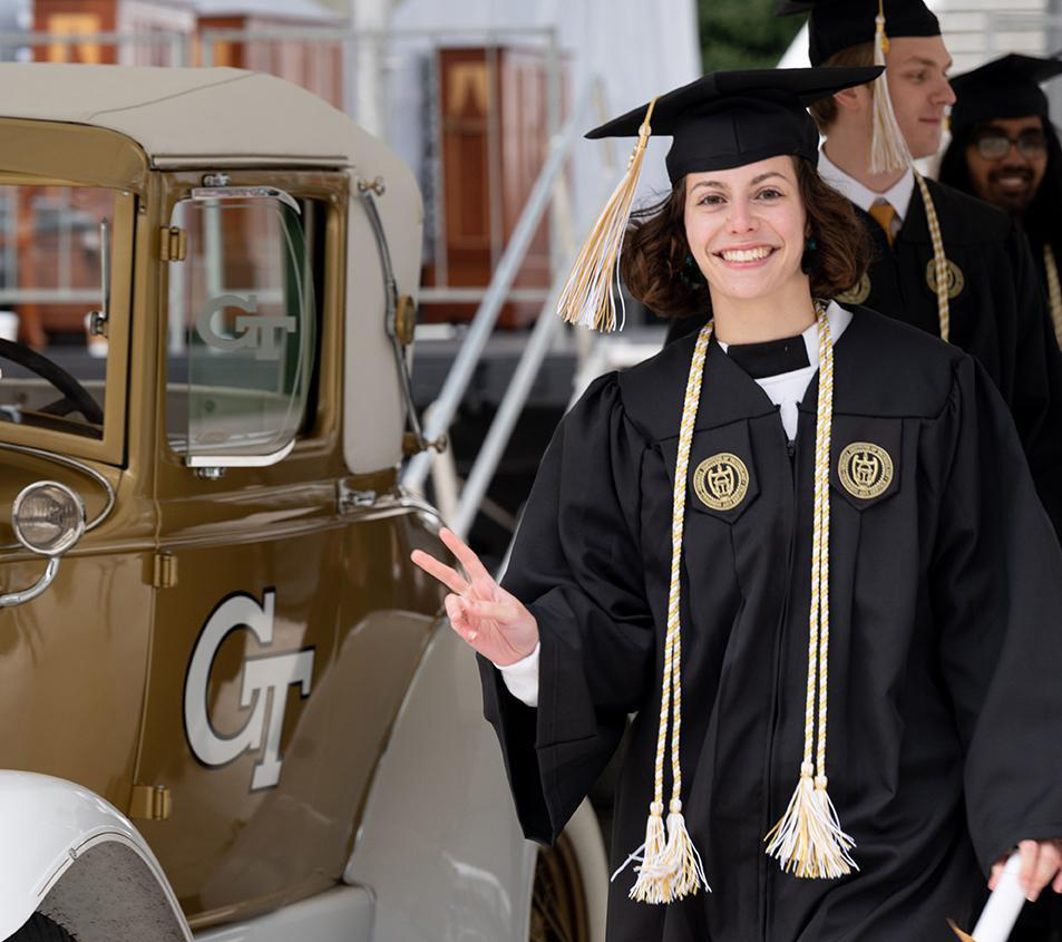 Georgia Tech undergraduates are earning their degrees at record rates. 