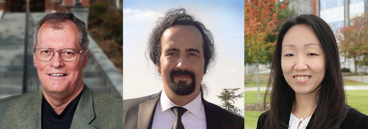Randall Engle, professor in the School of Psychology; Alper Erturk, Carl Ring Family Chair and professor in the George W. Woodruff School of Mechanical Engineering; and Yuhang Hu, associate professor in the Woodruff School and the School of Chemical and B