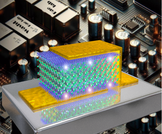 The team is using a precise layer splitting technique to overcome drawbacks in ferroelectric materials use in electrostatic capacitors.  