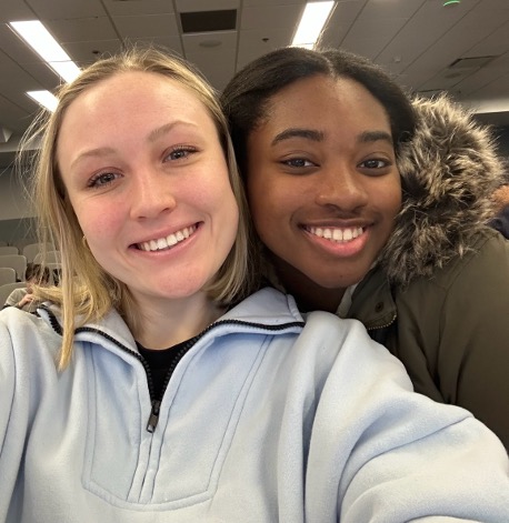 STEP student Suzanne Sewell, (left), says one of her favorite parts of the program is the relationship with her mentor, Maliyah Steed, (right).