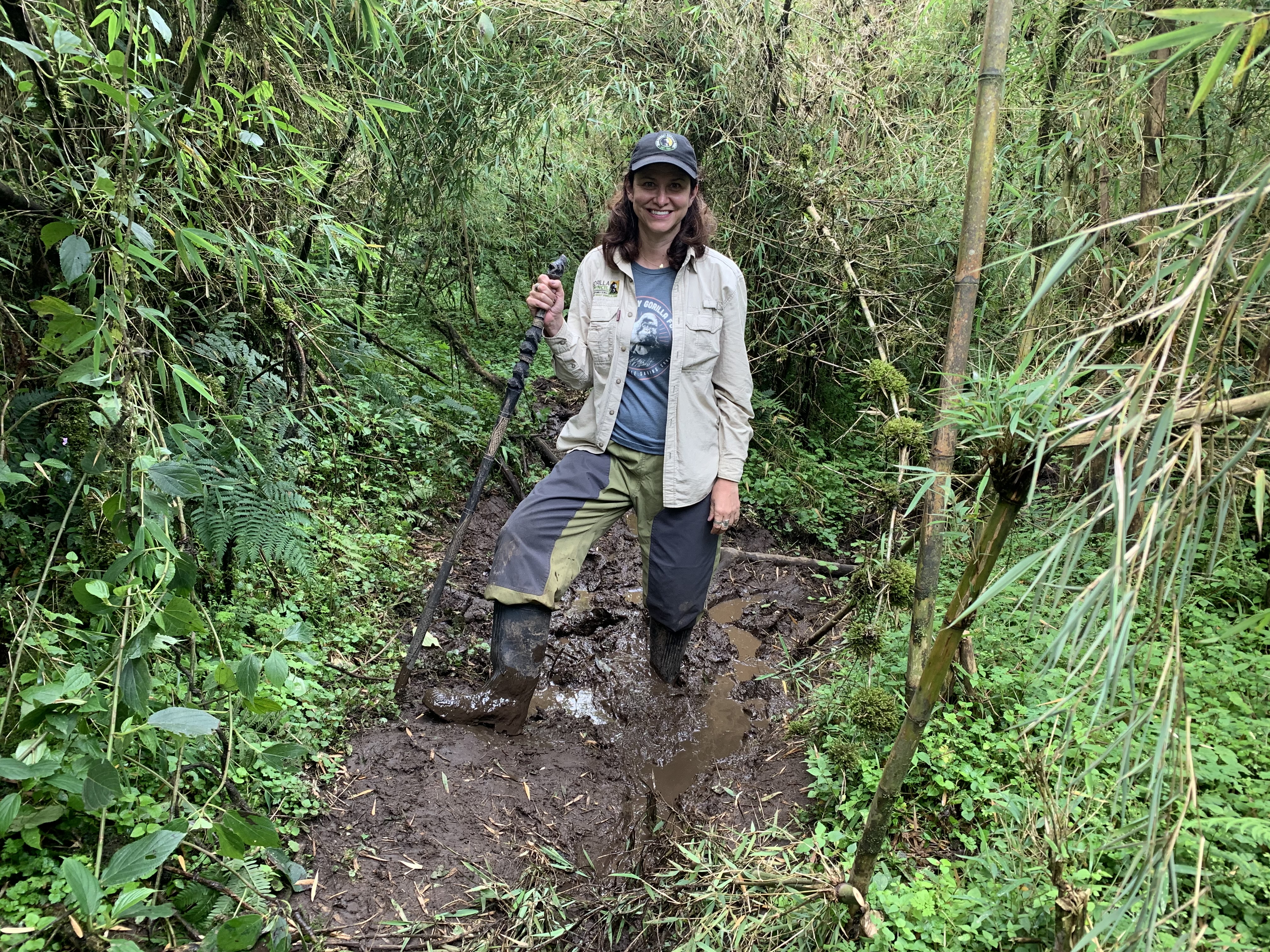 As president, CEO, and chief scientific officer of the Dian Fossey Gorilla Fund, Stoinski splits her time between the Atlanta headquarters and Rwanda.