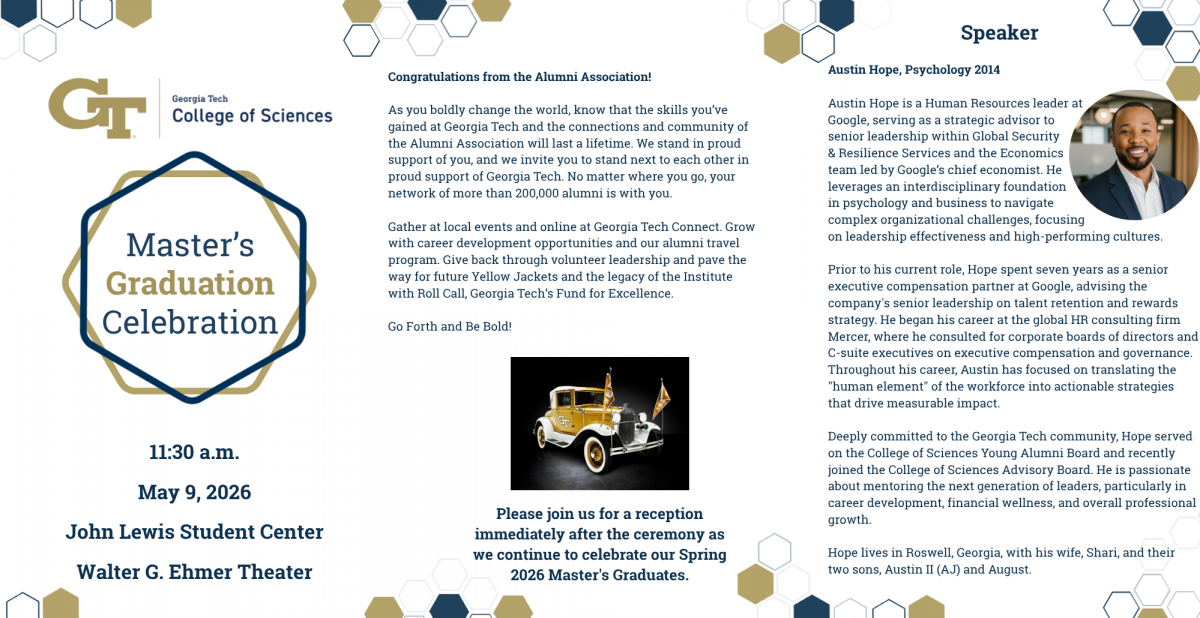 Spring 2026 Graduation Celebration Program Page 1
