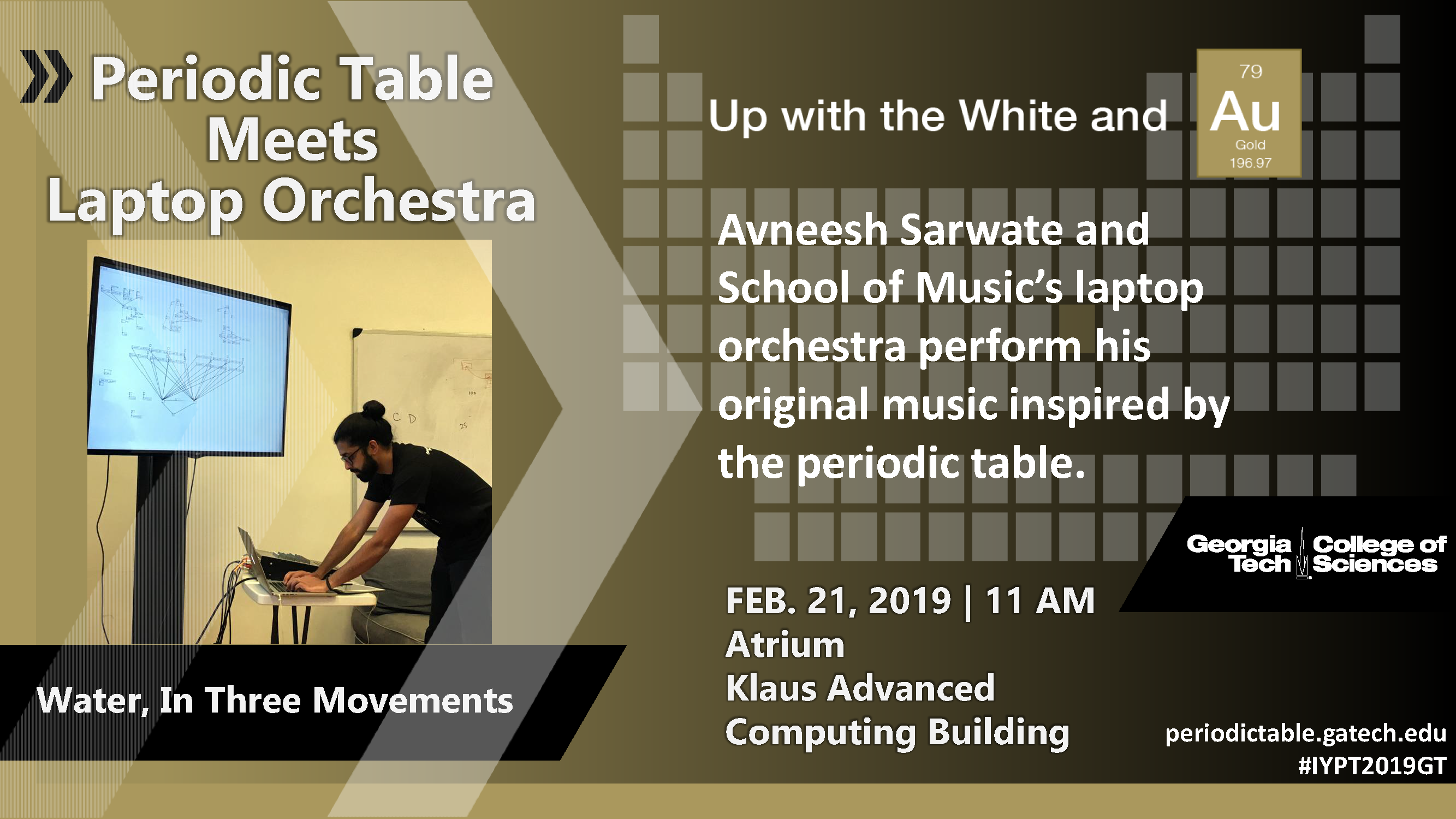 Periodic Table Meets Laptop Orchestra
