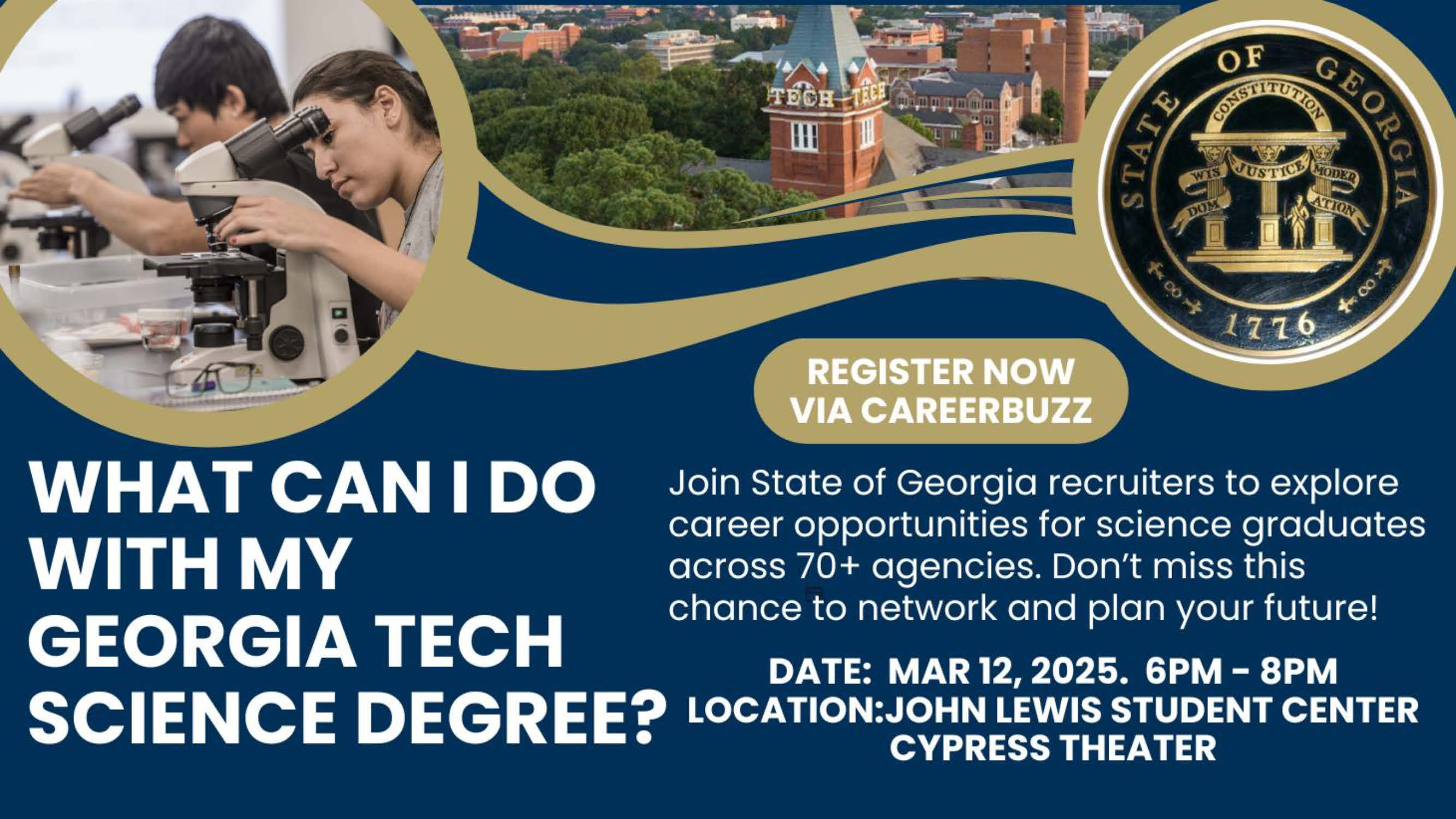 CoS Career Educator Event - What can I do with my sciences degree? (Spring 2025)