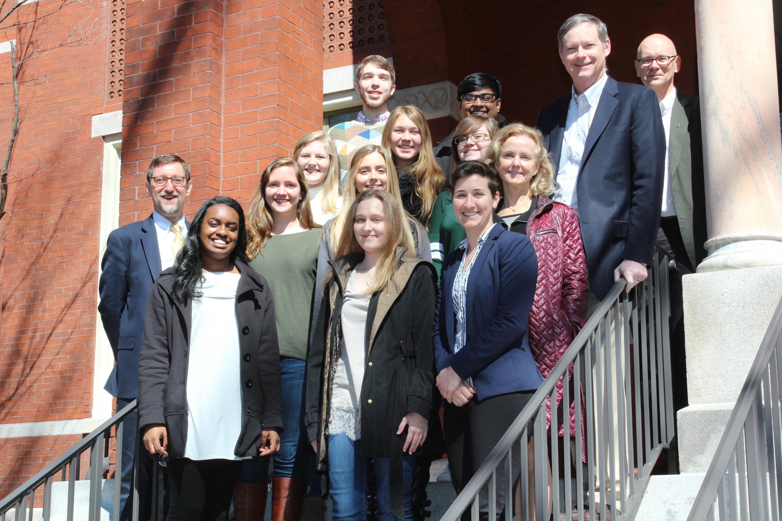 Leddy Family Scholars 2018 Group Picture (Photo by Renay San Miguel) 