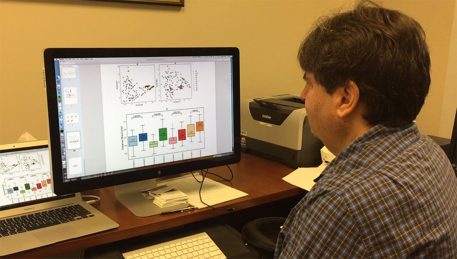 Reviewing data on bacteria