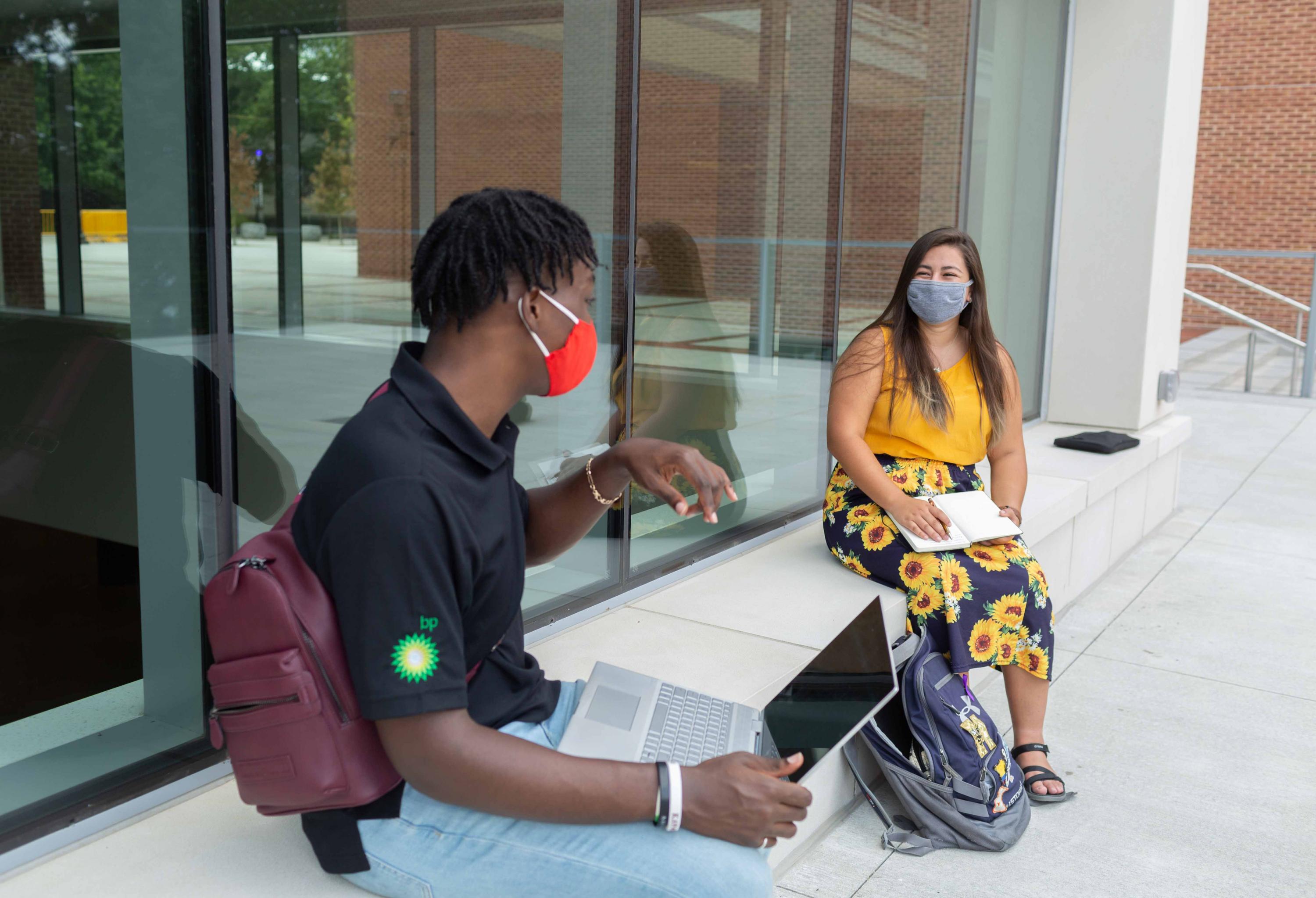 This semester, our students adjust to new schedules that include a mixture of online and hybrid courses.