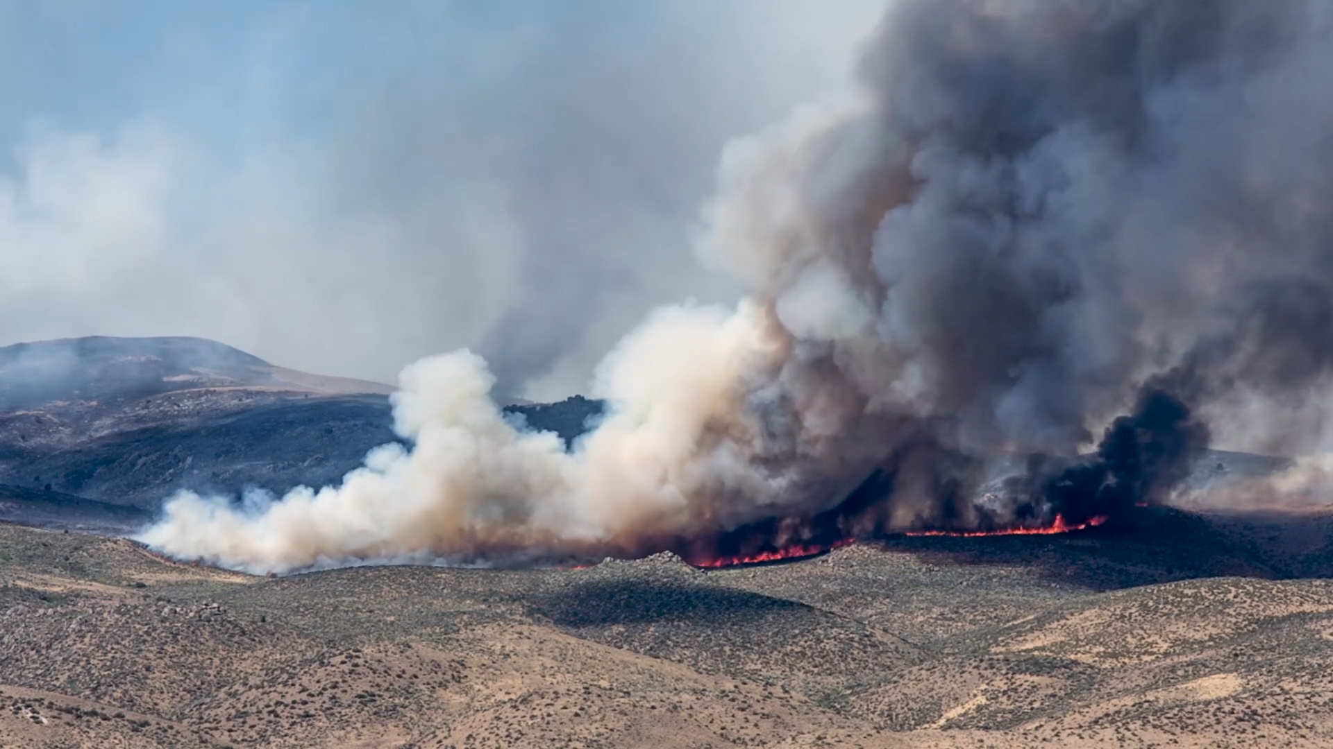 Smoke from human-caused wildfires on the Patagonian steppe are trapped in Antarctic ice. (Photo Kathy Kasic/Brett Kuxhausen, Montana State University)