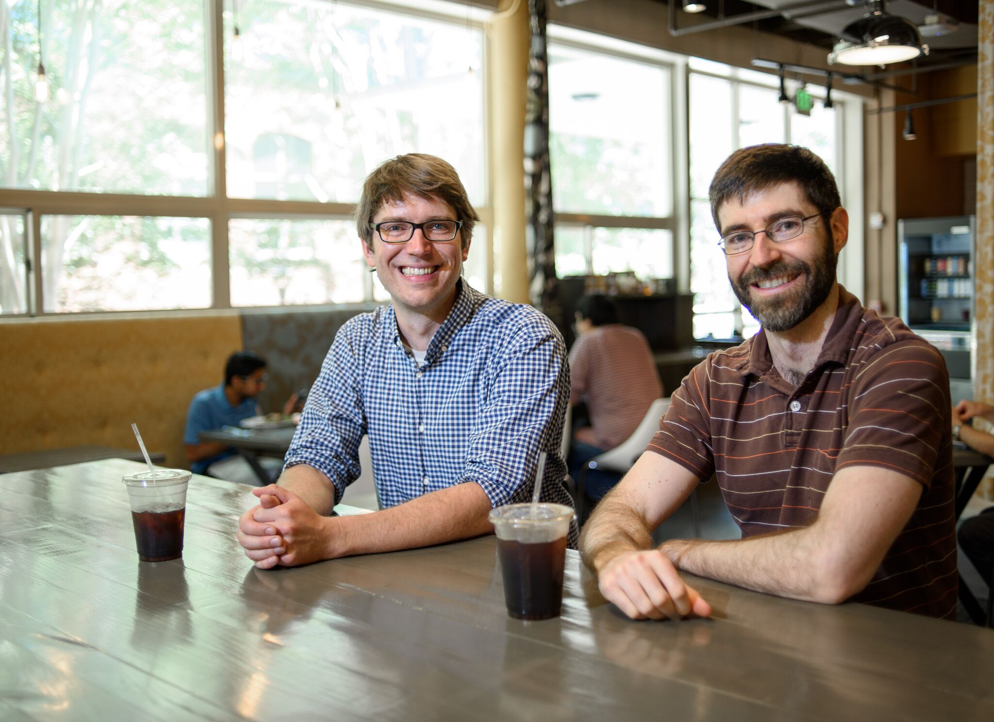 Will Ratcliff (left) and Peter Yunker at Highland Bakery 