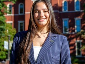 Giuli Capparelli Sanabria is a fourth year biology major Giuli Capparelli Sanabria is a fourth year biology major