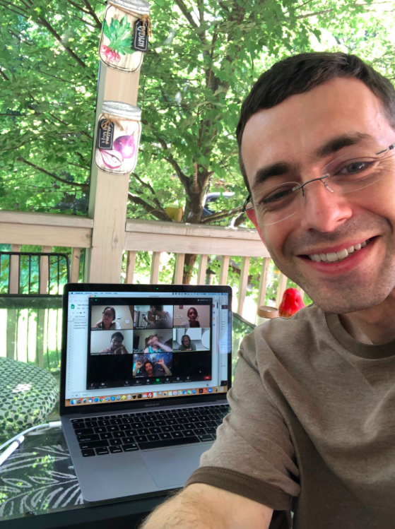 Dan Margalit, professor in the School of Mathematics, led the Topology Student Workshop. 